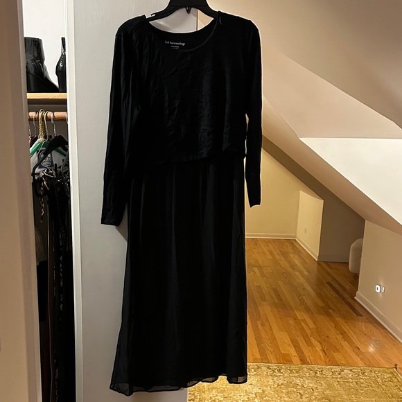 Soft Surroundings Black Long Sleeve Dress - Picture 2 of 4